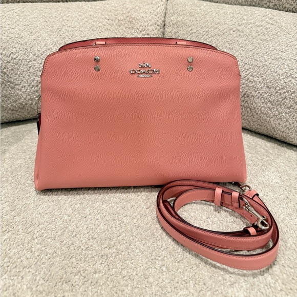 Pink Coach Mini Lillie Carryall Bag - Picture 2 of 7
